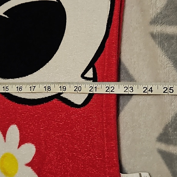 Disney Minnie Mouse Terry Cloth Hooded Ears Polka Dots Bow Dress Up Towel Daisy - Picture 7 of 9